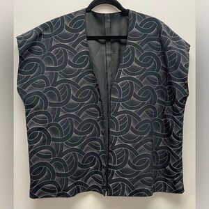 4 for $25 🖤 Geometric Open Front Layering Vest 🖤 - 1-2X